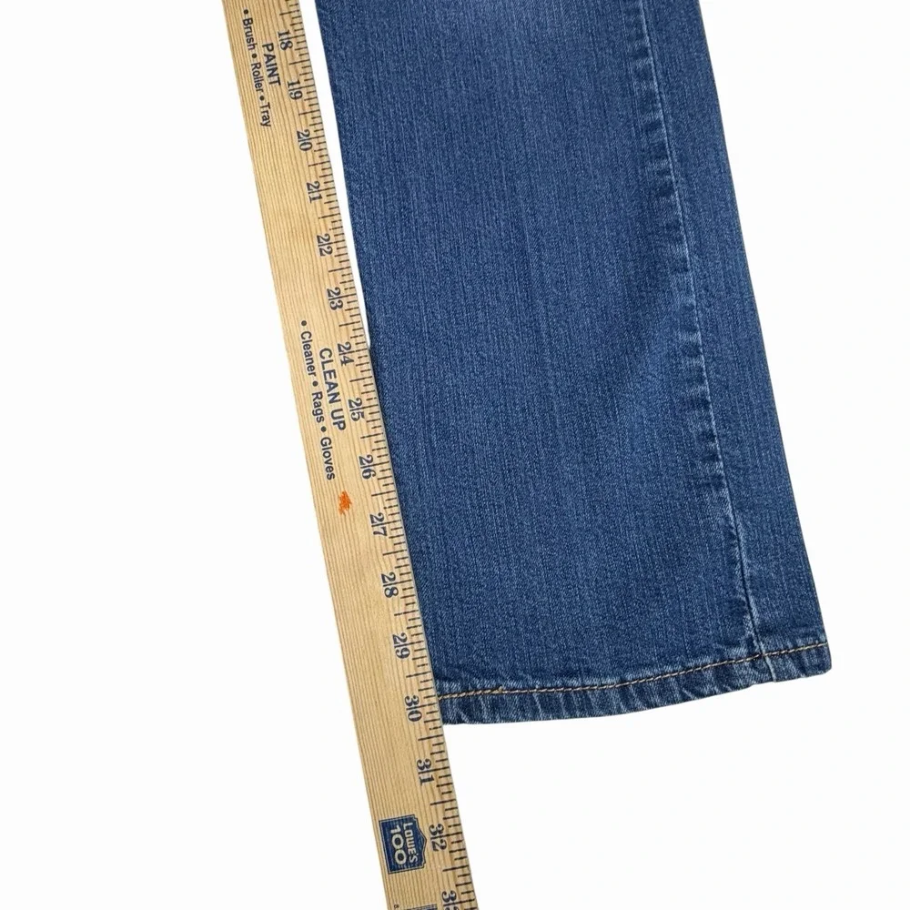 Levis 513 Jeans Size 28x30 Blue Denim Medium Wash Mid Rise Straight Leg Casual‎